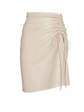 Nanushka Zow Faux Leather Skirt Sz XS $445